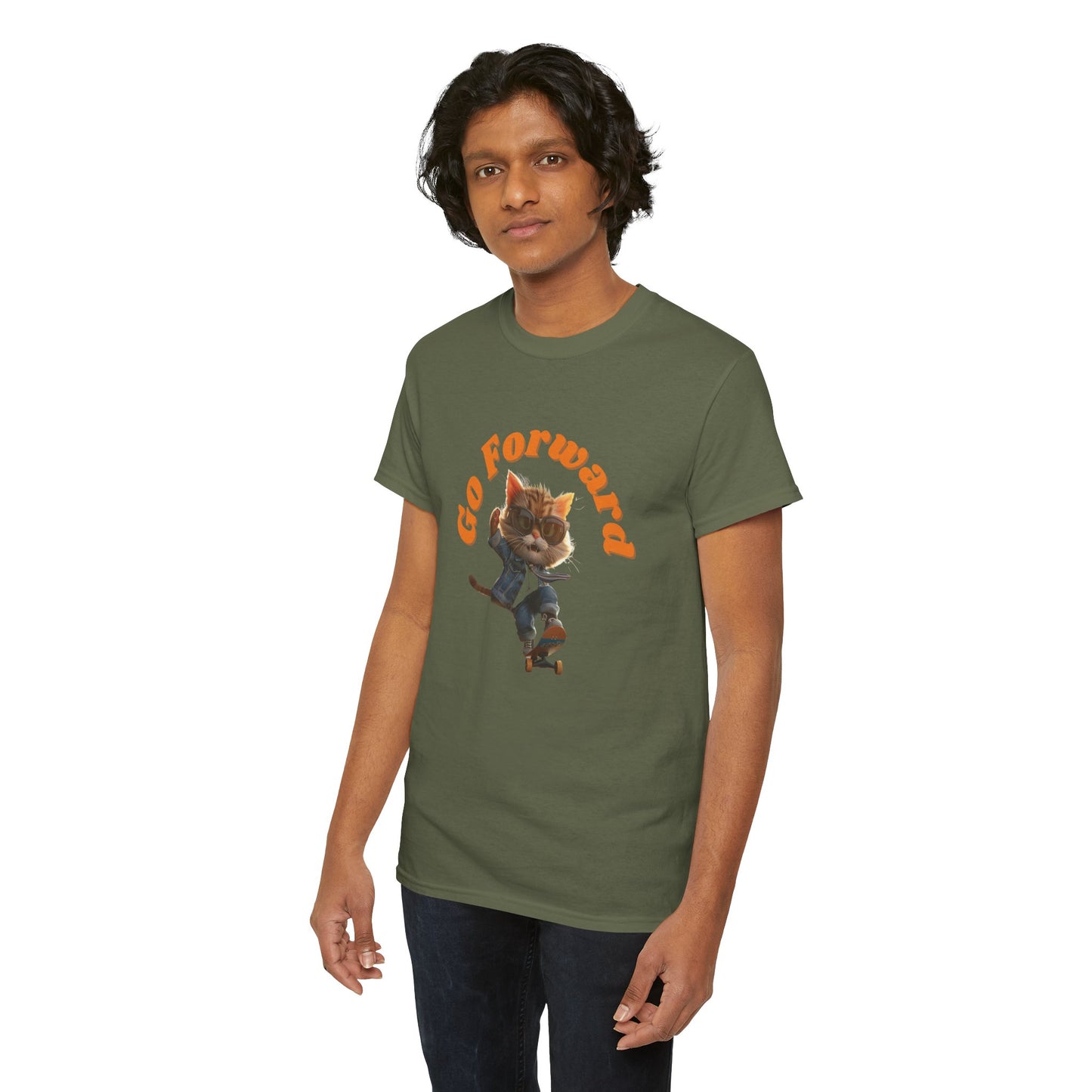 Skateboard Cool Cat T-shirt