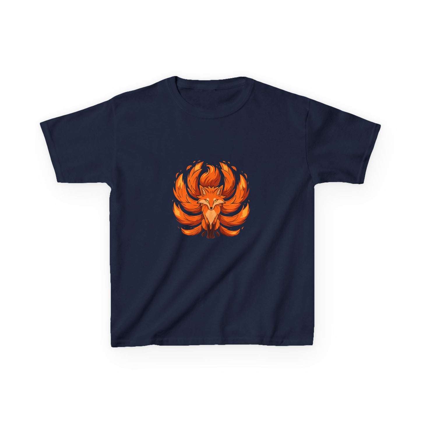 Nine Tailed Fire Fox T-shirt for Kids