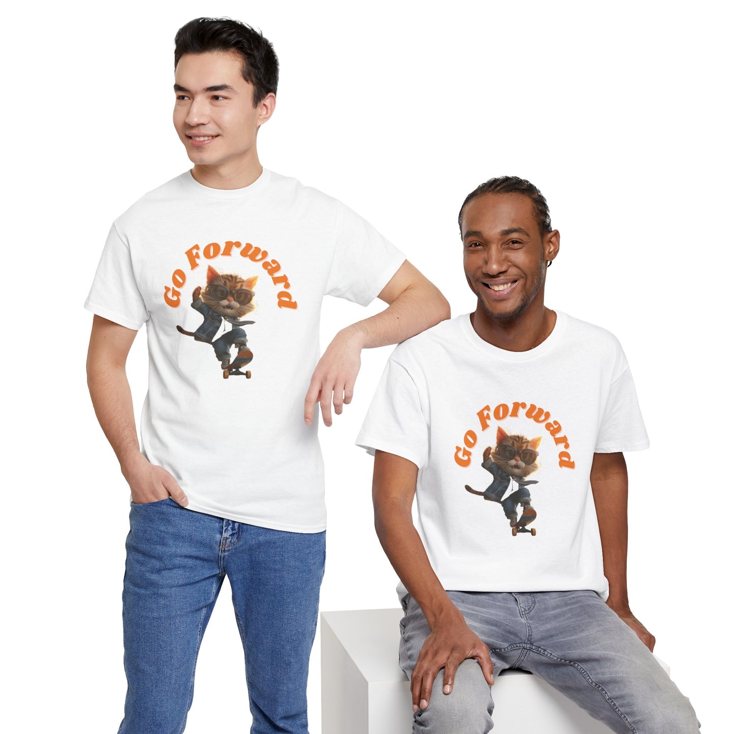 Skateboard Cool Cat T-shirt