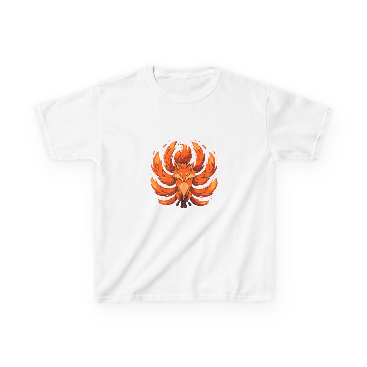 Nine Tailed Fire Fox T-shirt for Kids