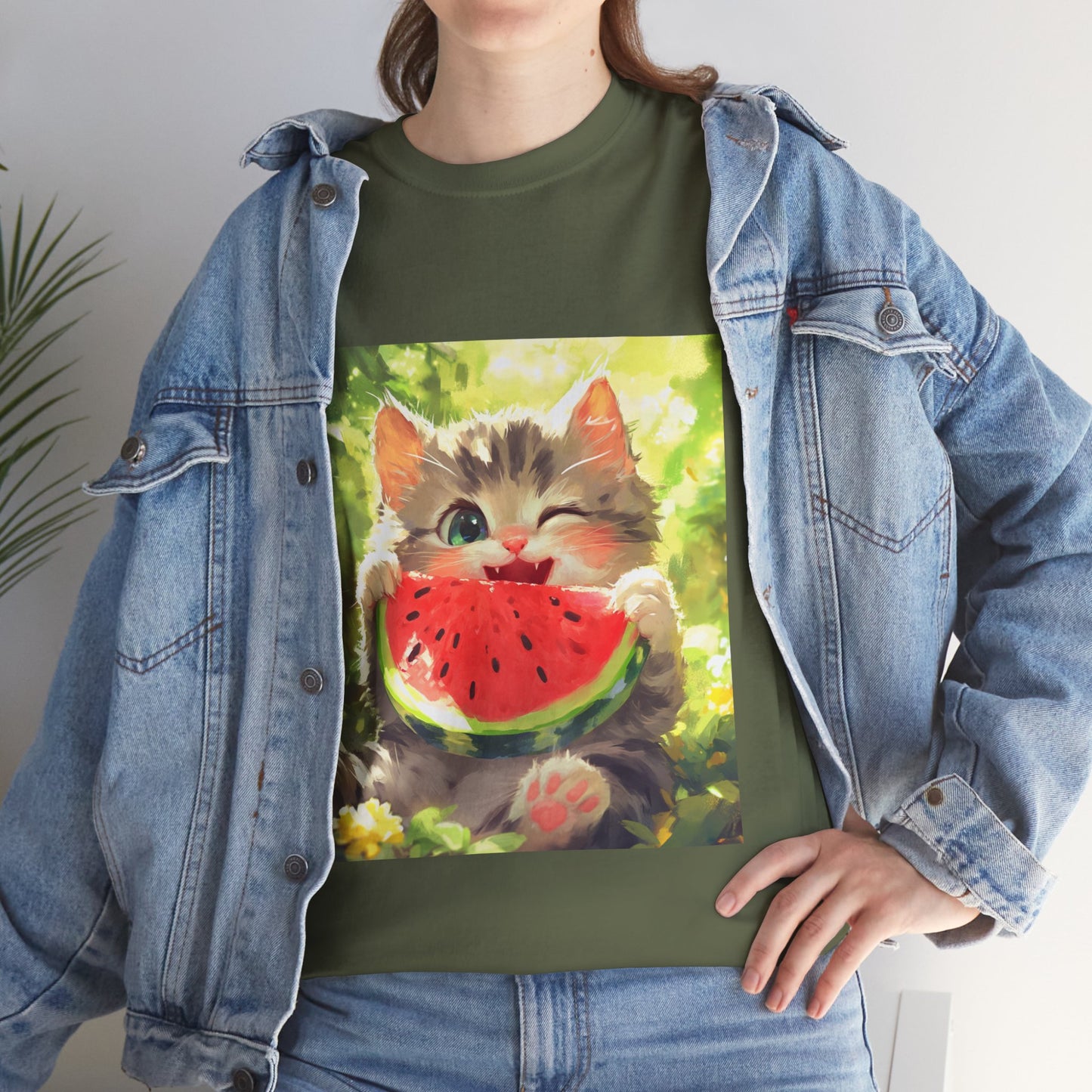 Cute Kitty Melon T-shirt