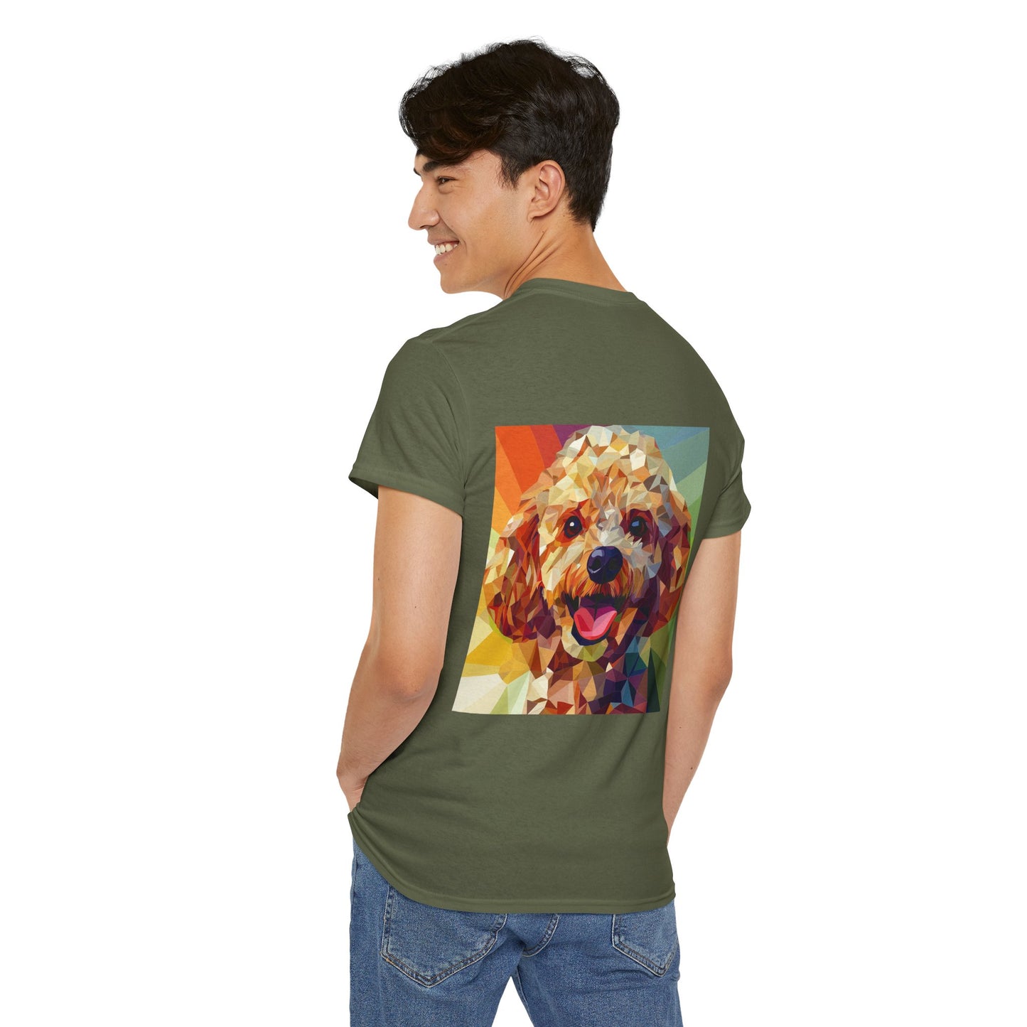 Rainbow Poly Pup T-shirt