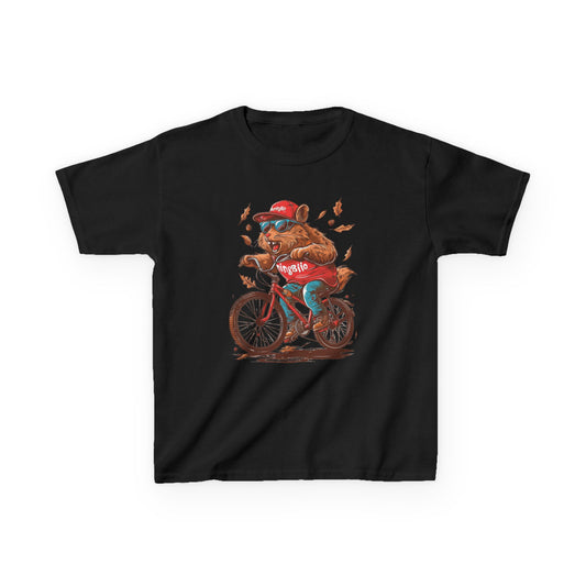 Bicycle Bear T-shirt for Kids