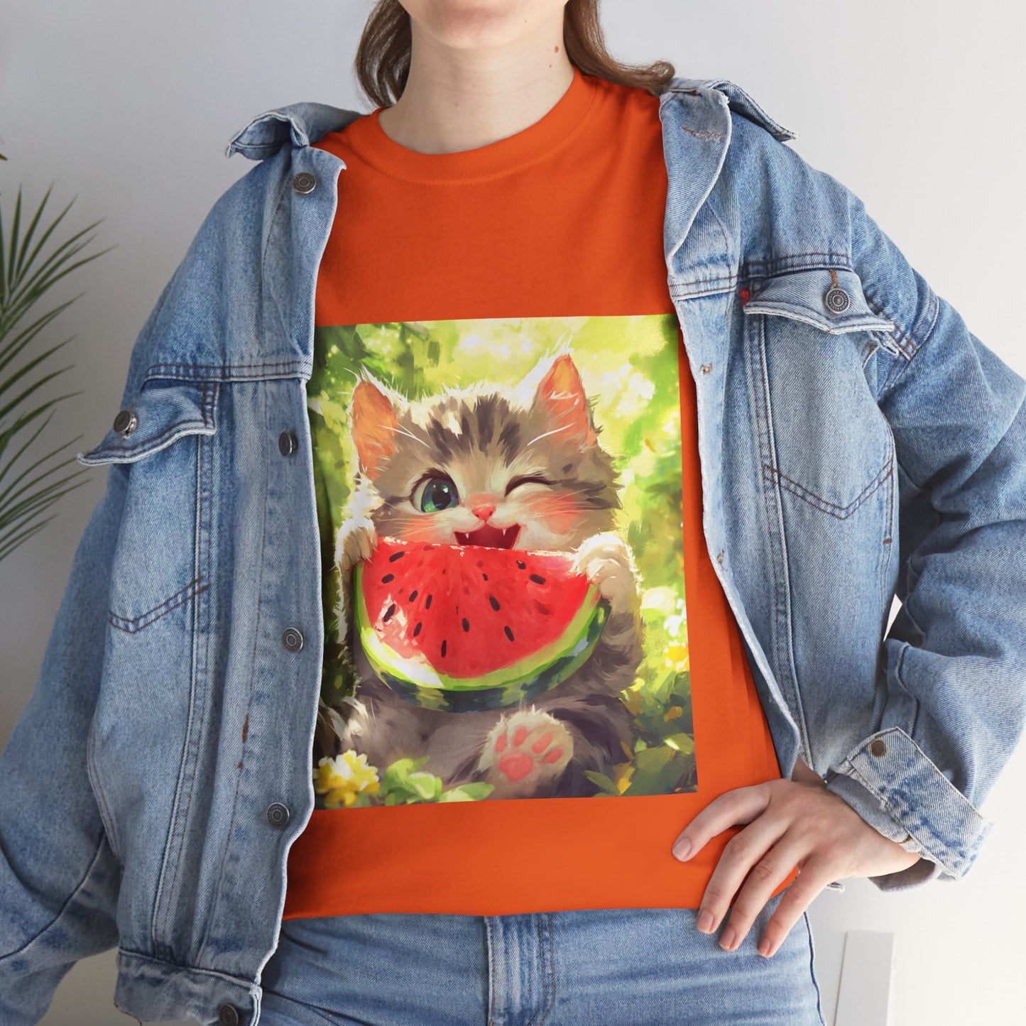 Cute Kitty Melon T-shirt