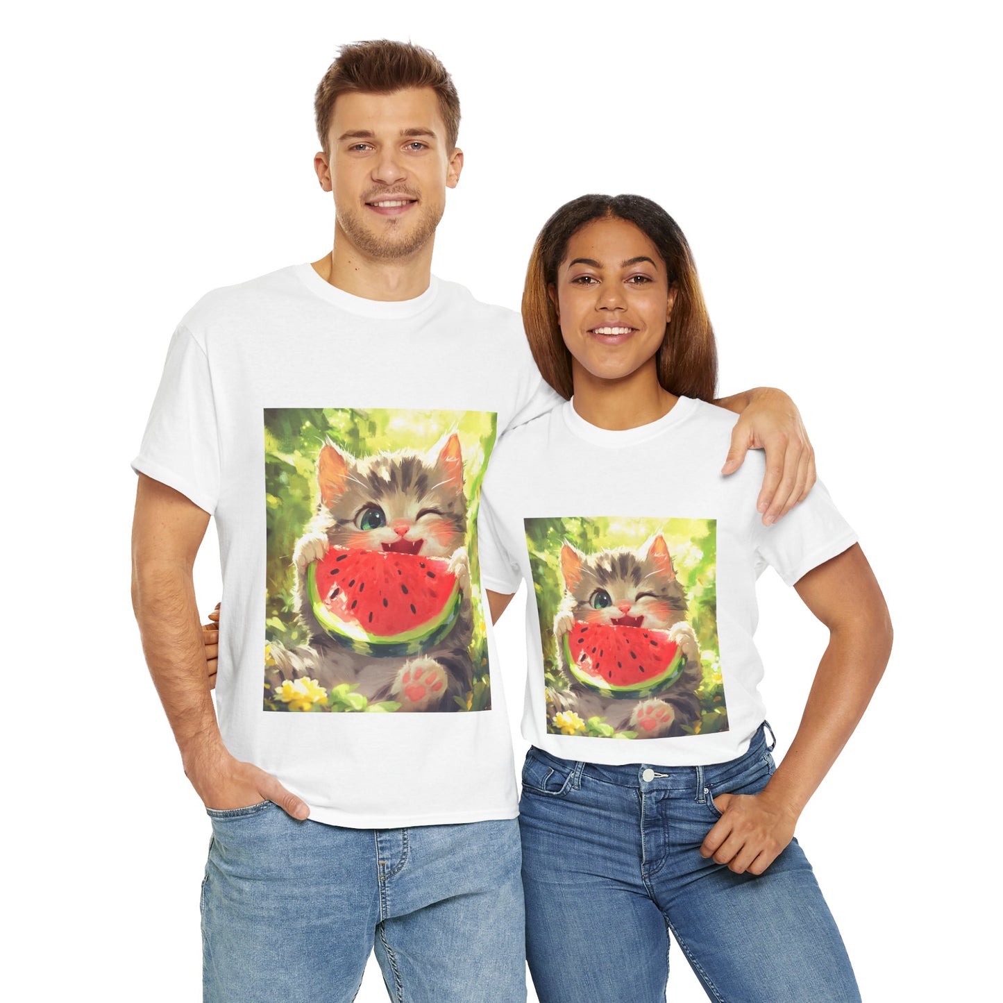 Cute Kitty Melon T-shirt
