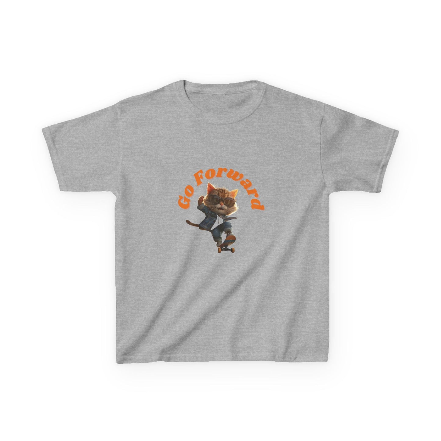 Skateboard Cool Cat T-shirt for Kids