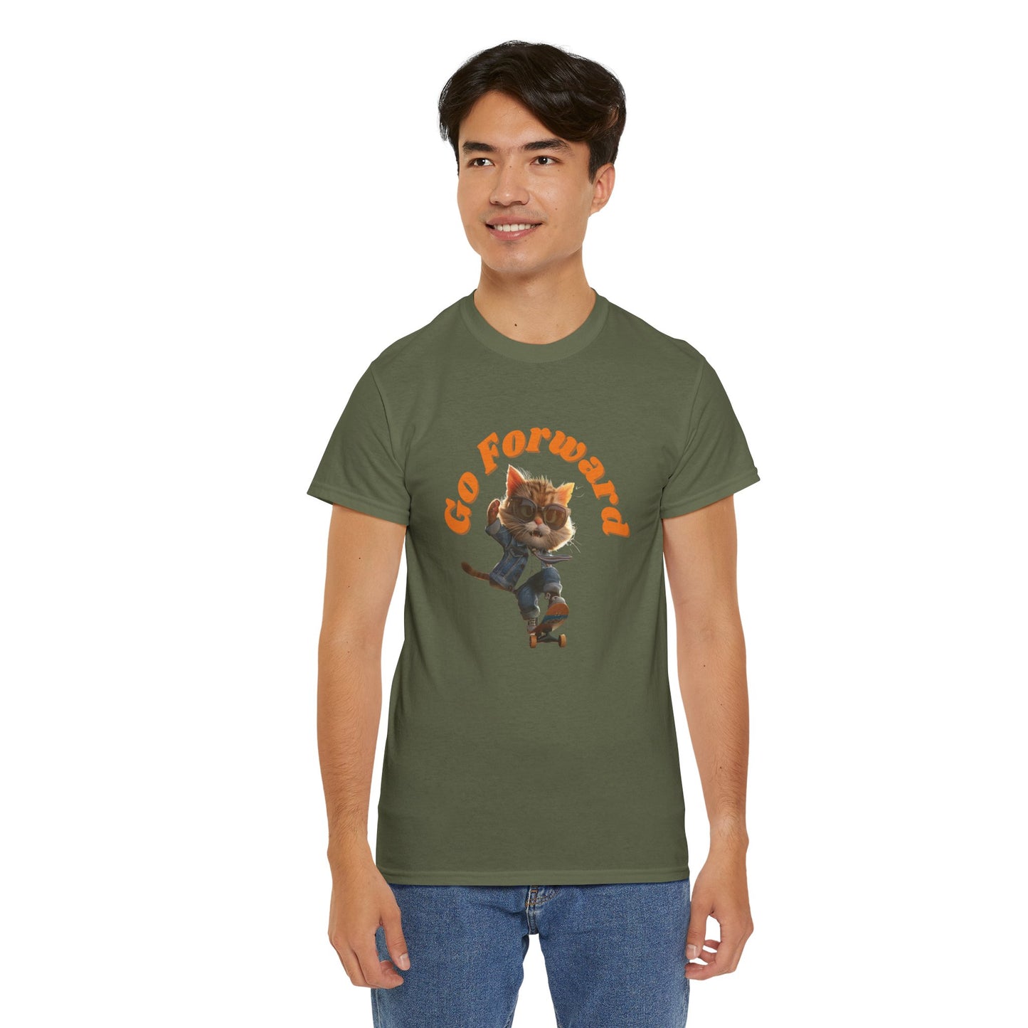 Skateboard Cool Cat T-shirt
