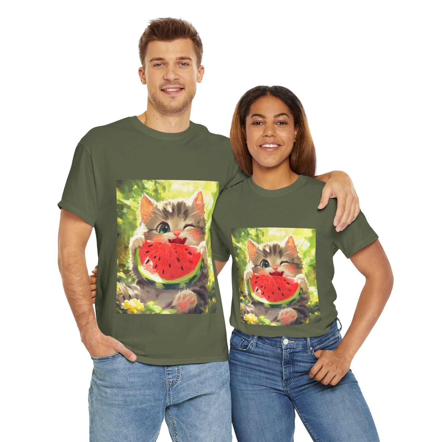 Cute Kitty Melon T-shirt