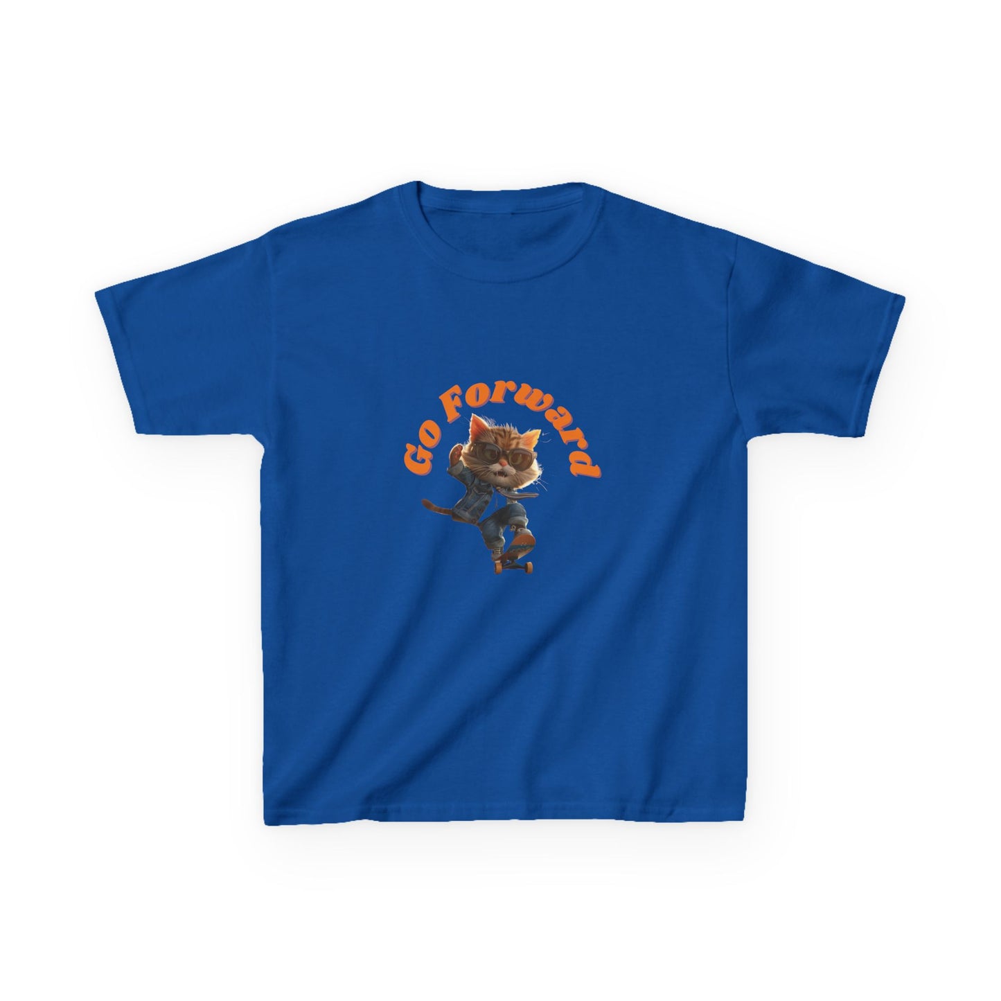 Skateboard Cool Cat T-shirt for Kids