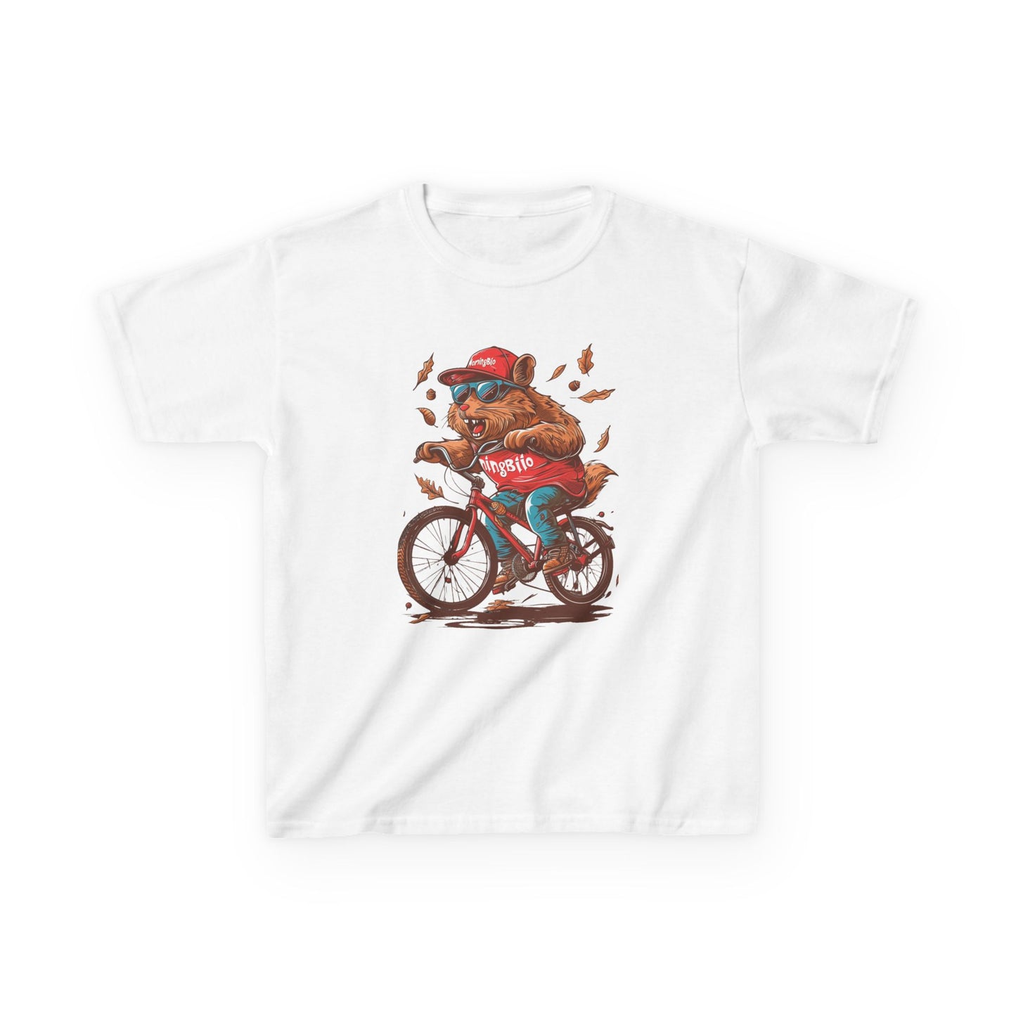 Bicycle Bear T-shirt for Kids