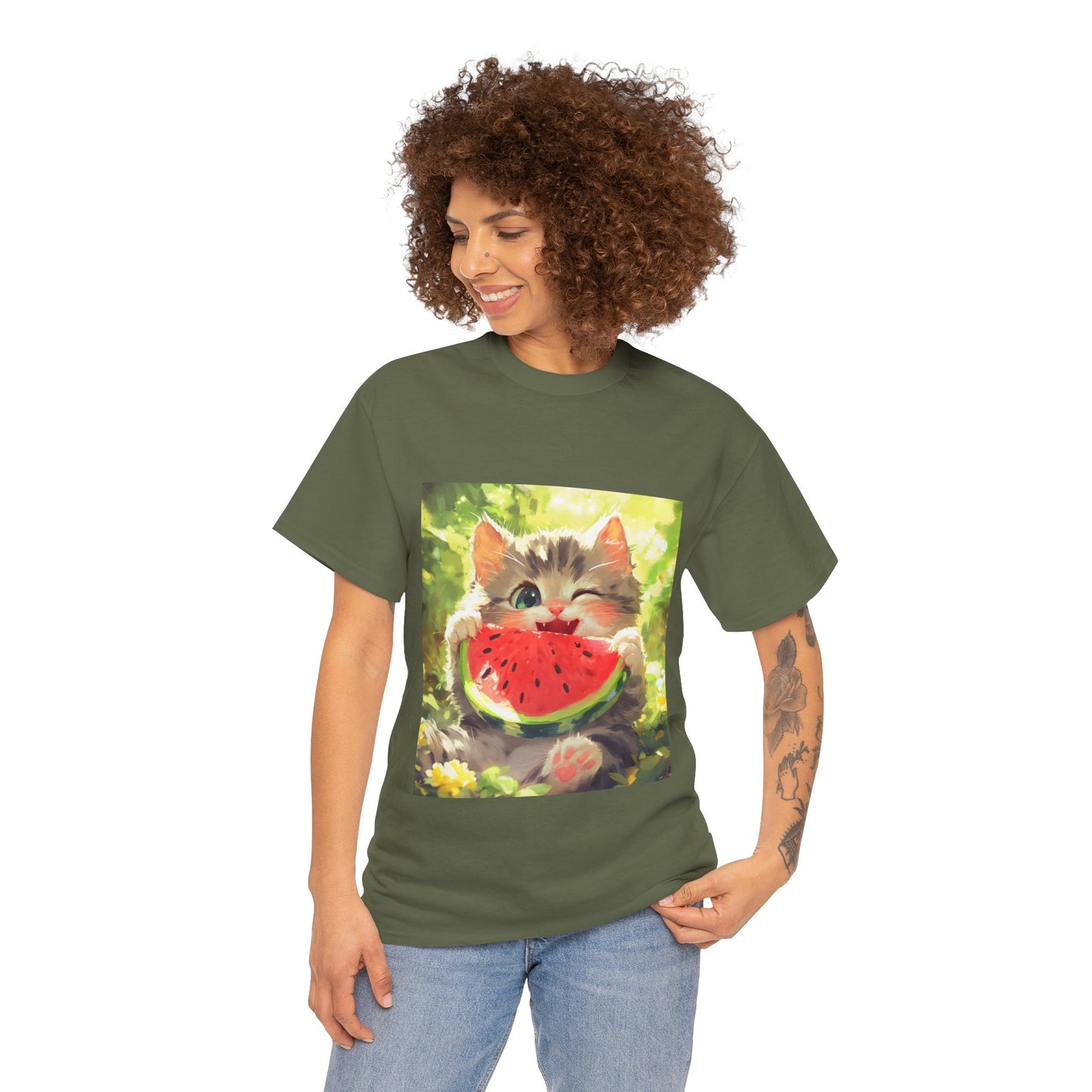 Cute Kitty Melon T-shirt