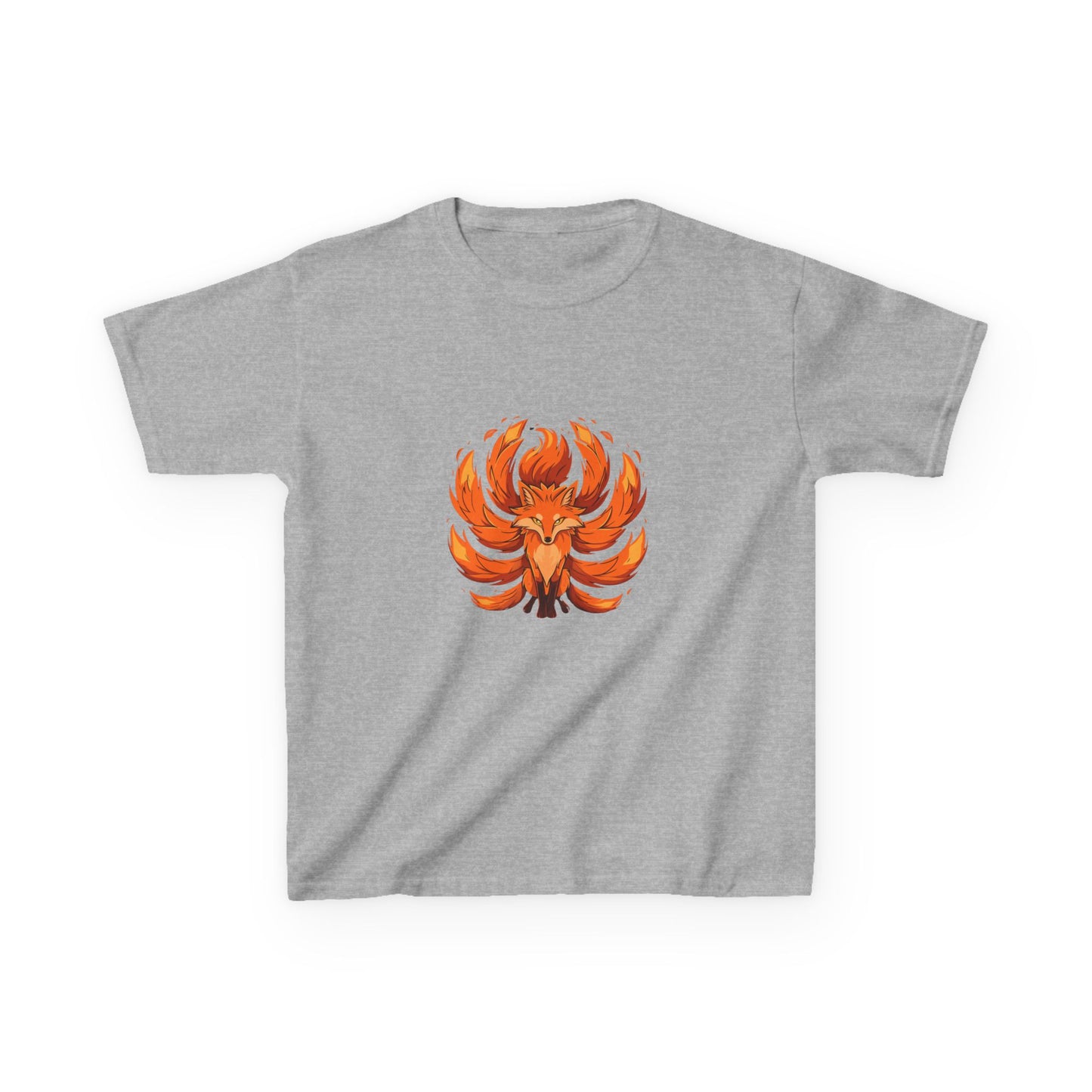 Nine Tailed Fire Fox T-shirt for Kids