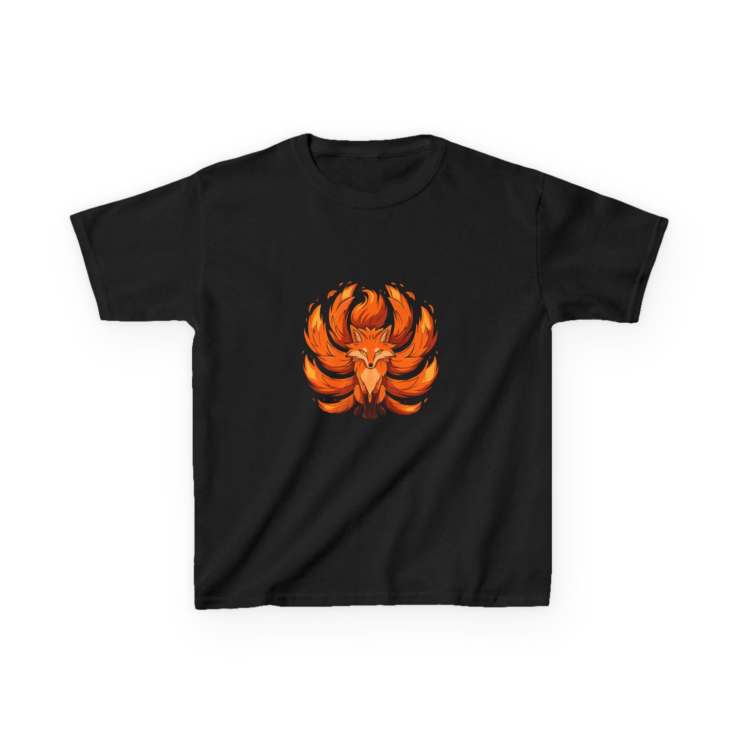 Nine Tailed Fire Fox T-shirt for Kids