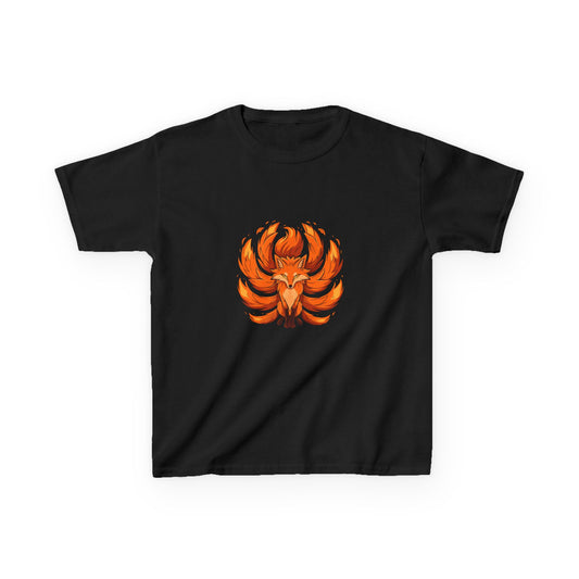 Nine Tailed Fire Fox T-shirt for Kids