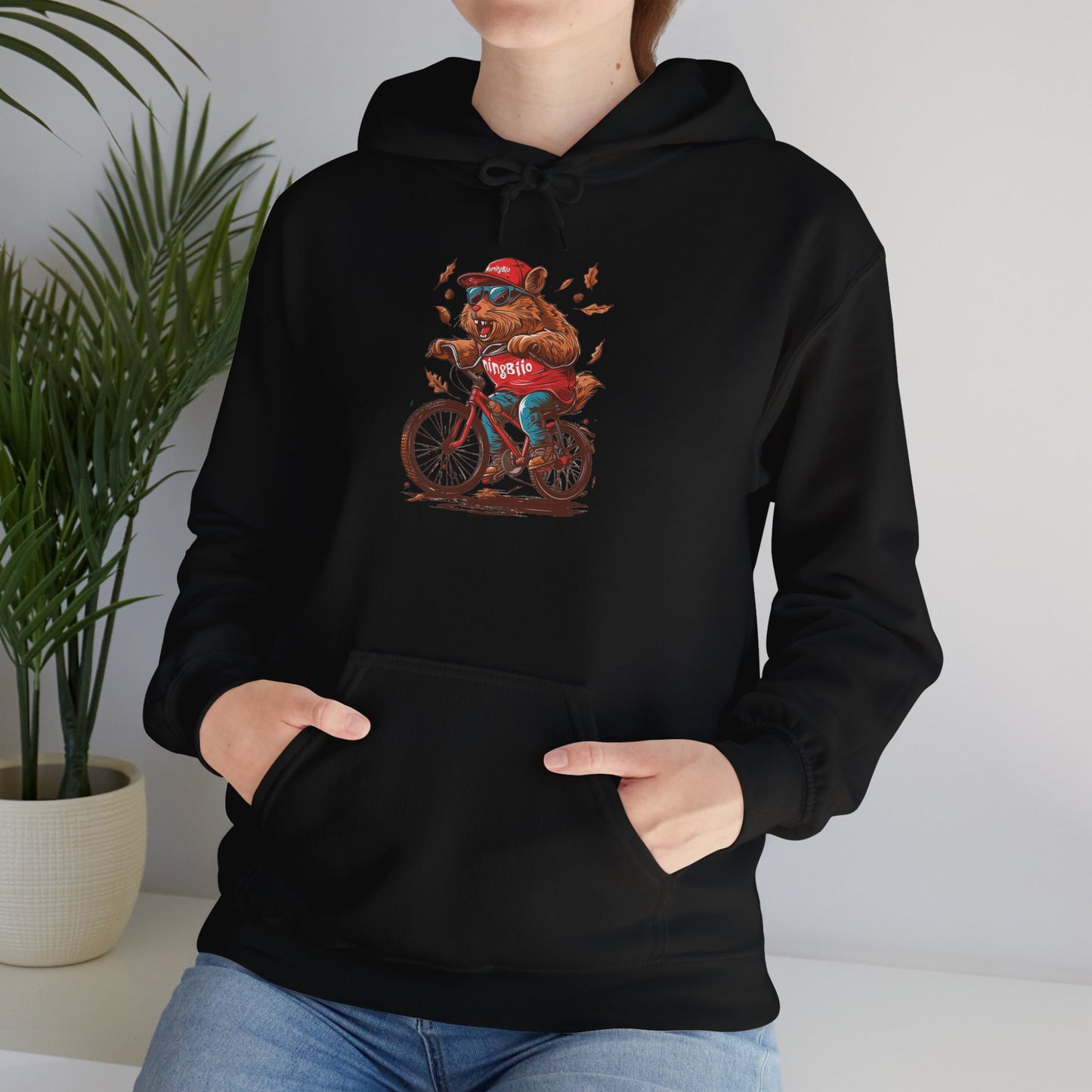 Bicycle Bear Hoodie