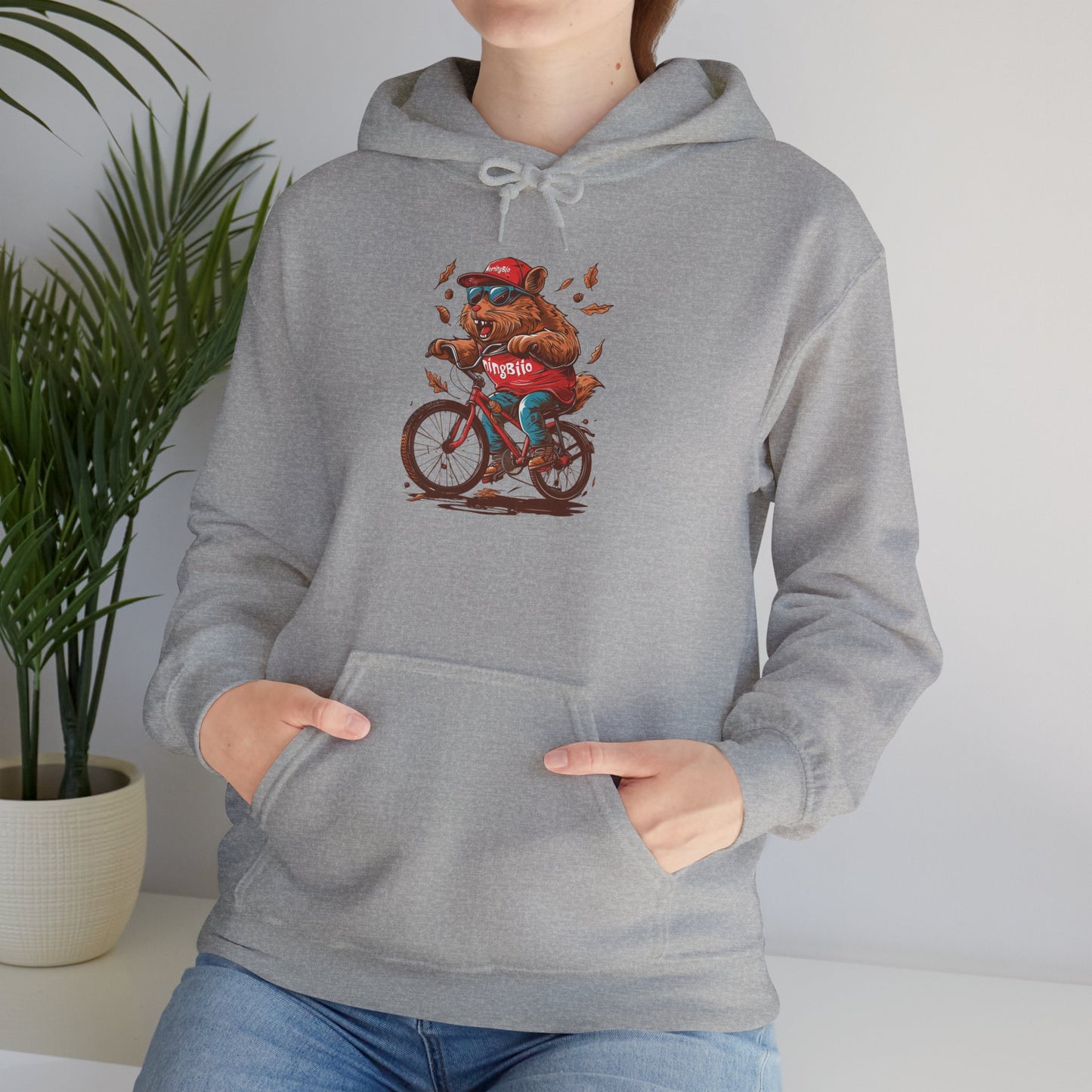 Bicycle Bear Hoodie