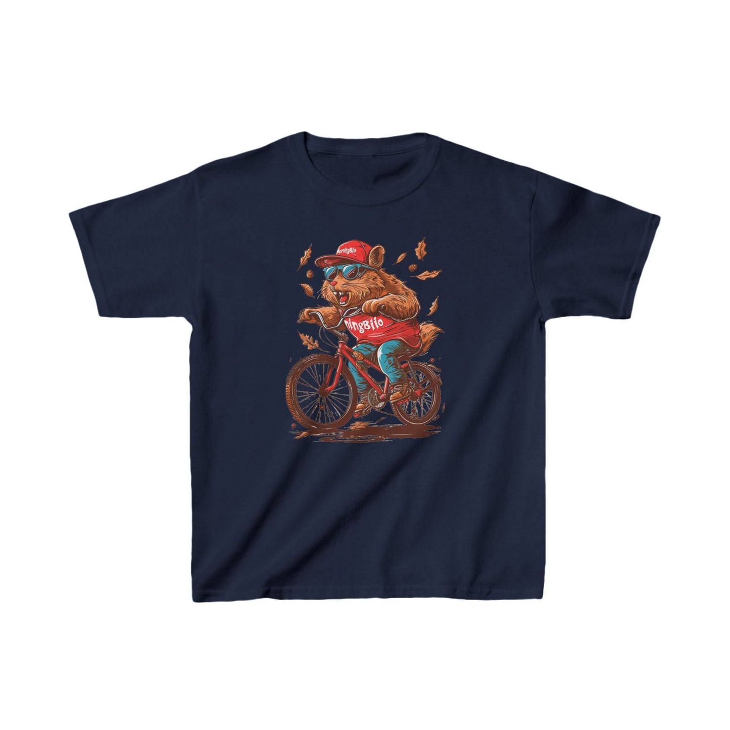 Bicycle Bear T-shirt for Kids