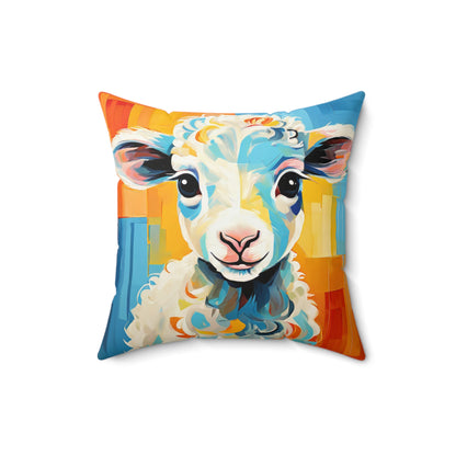 Colorful Sheep Pillow