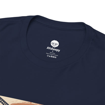 Samurai Cat & Tiger Sunset T-Shirt