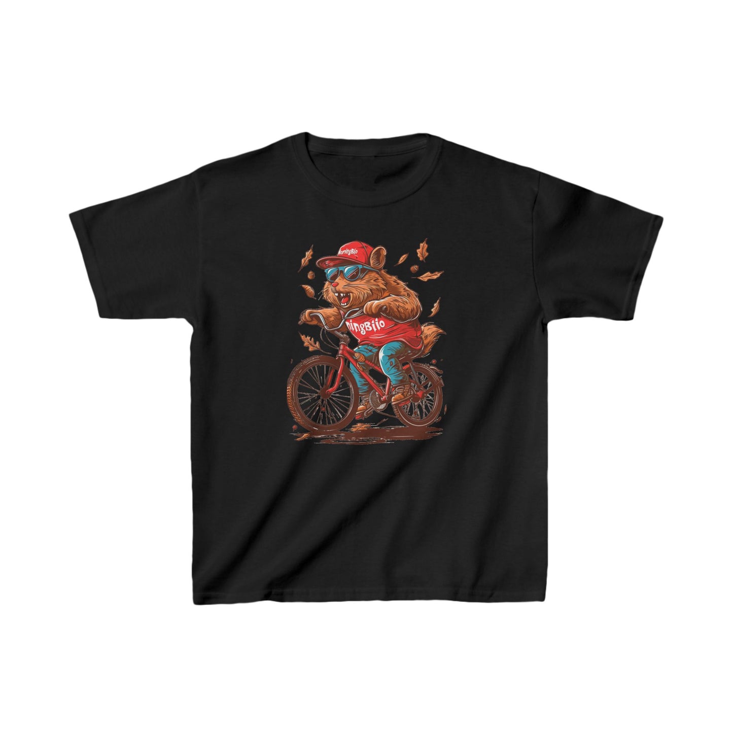 Bicycle Bear T-shirt for Kids