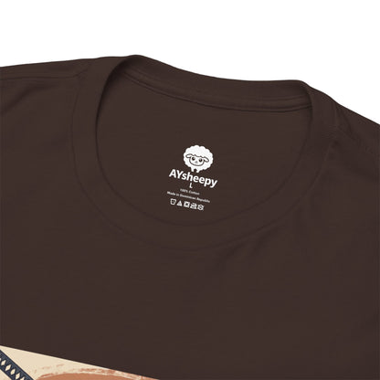 Samurai Cat & Tiger Sunset T-Shirt