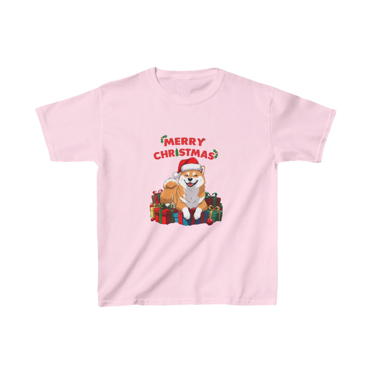 Christmas Shiba T-shirt for Kids