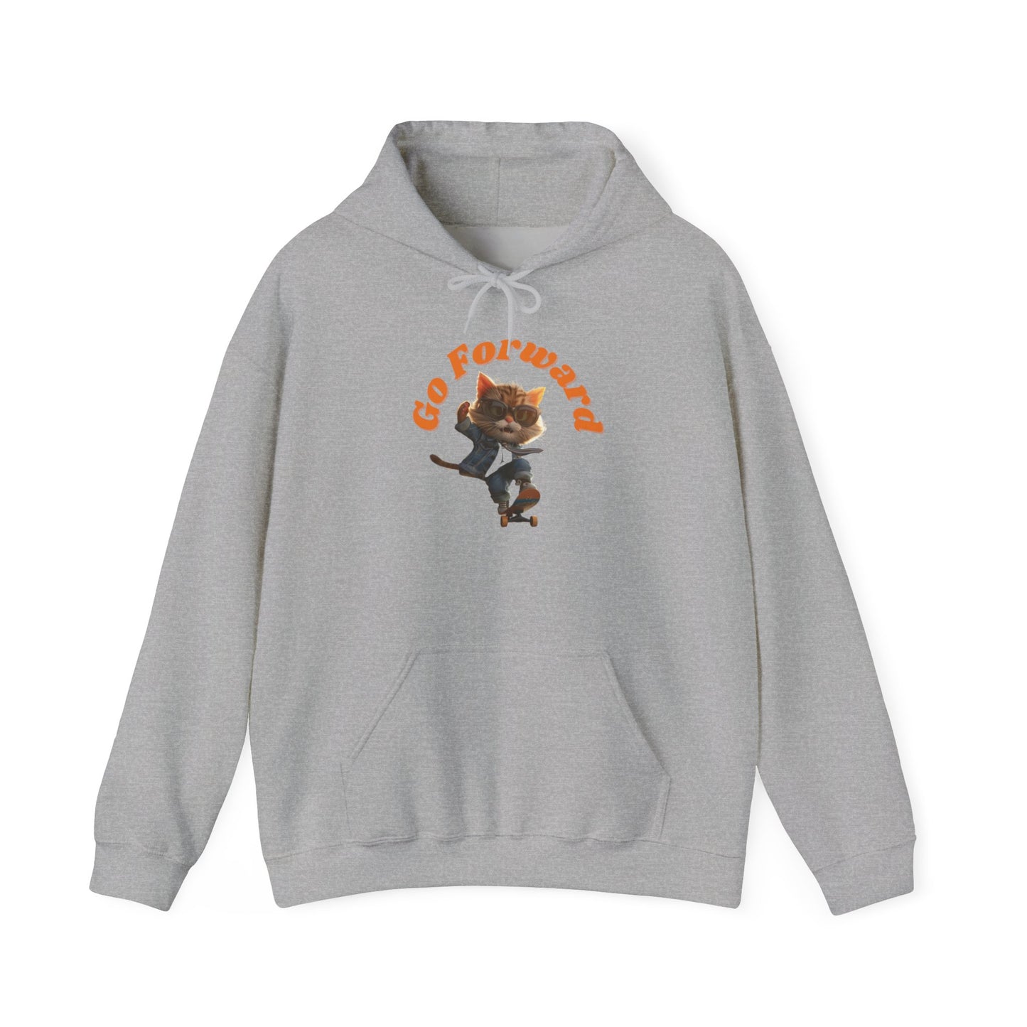 Skateboard Cool Cat Hoodie