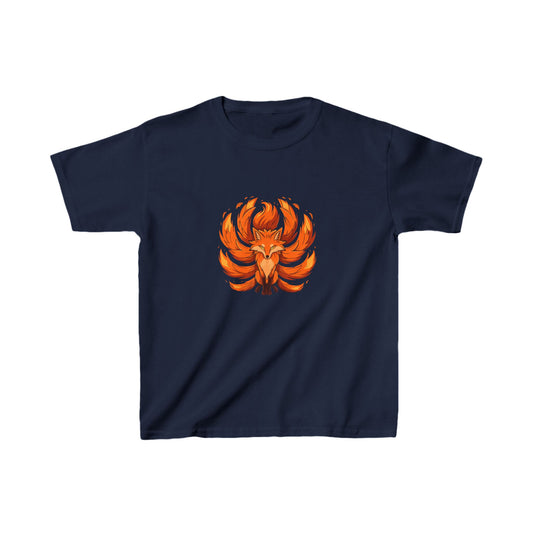 Nine Tailed Fire Fox T-shirt for Kids