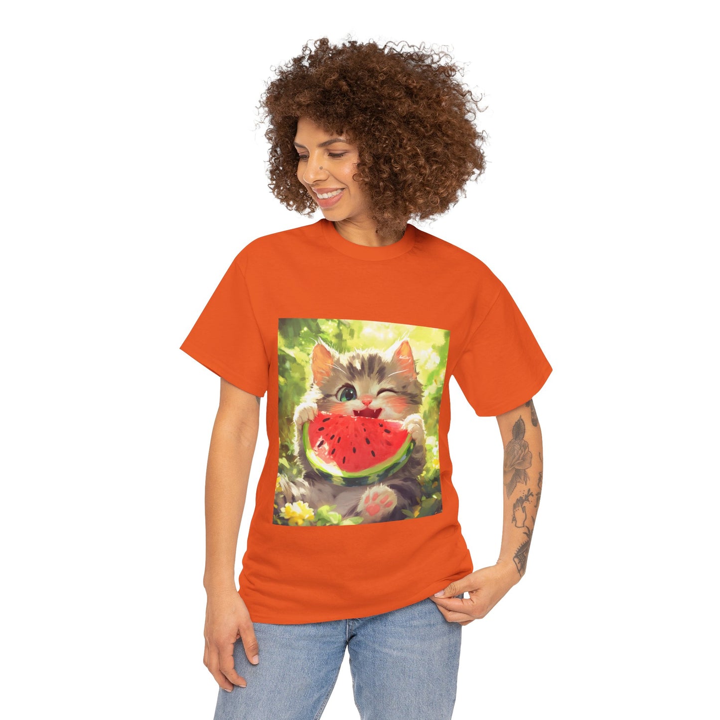 Cute Kitty Melon T-shirt