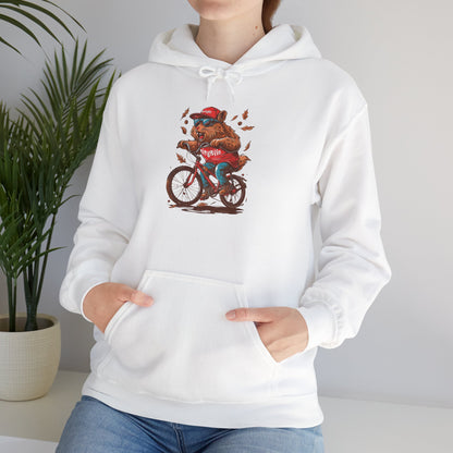 Bicycle Bear Hoodie