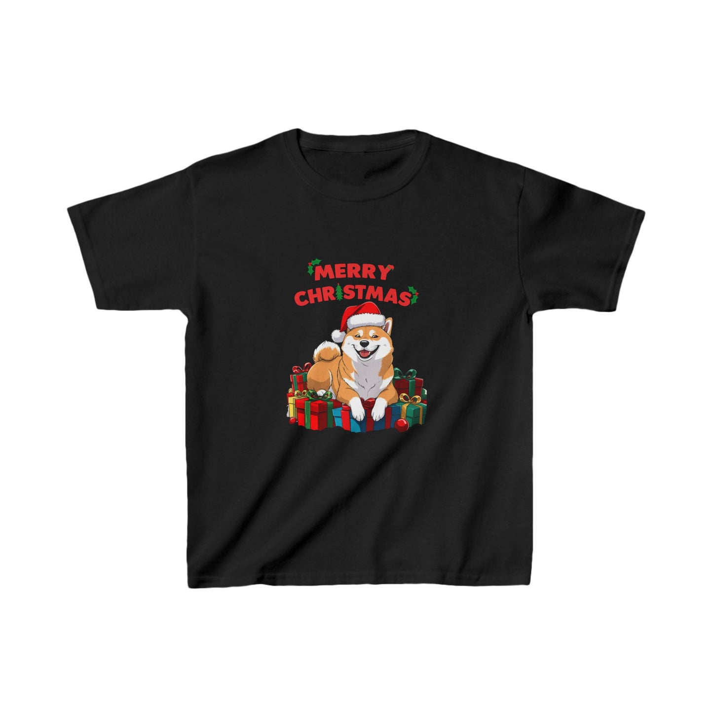 Christmas Shiba T-shirt for Kids