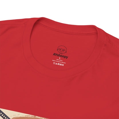 Samurai Cat & Tiger Sunset T-Shirt