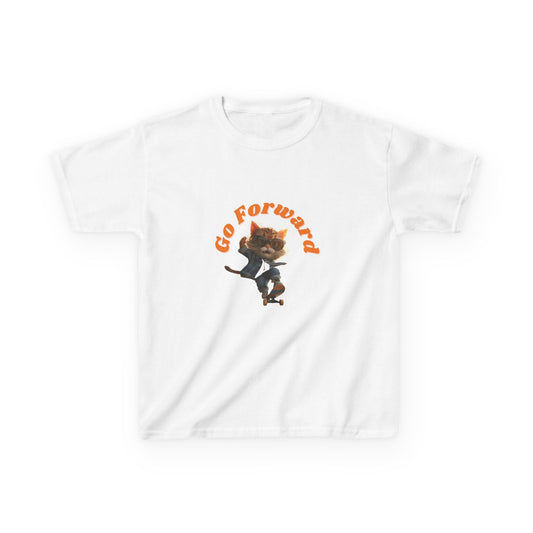 Skateboard Cool Cat T-shirt for Kids