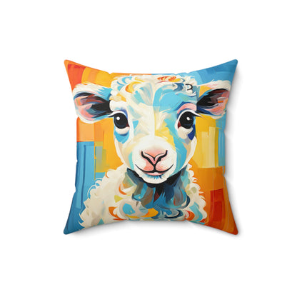 Colorful Sheep Pillow