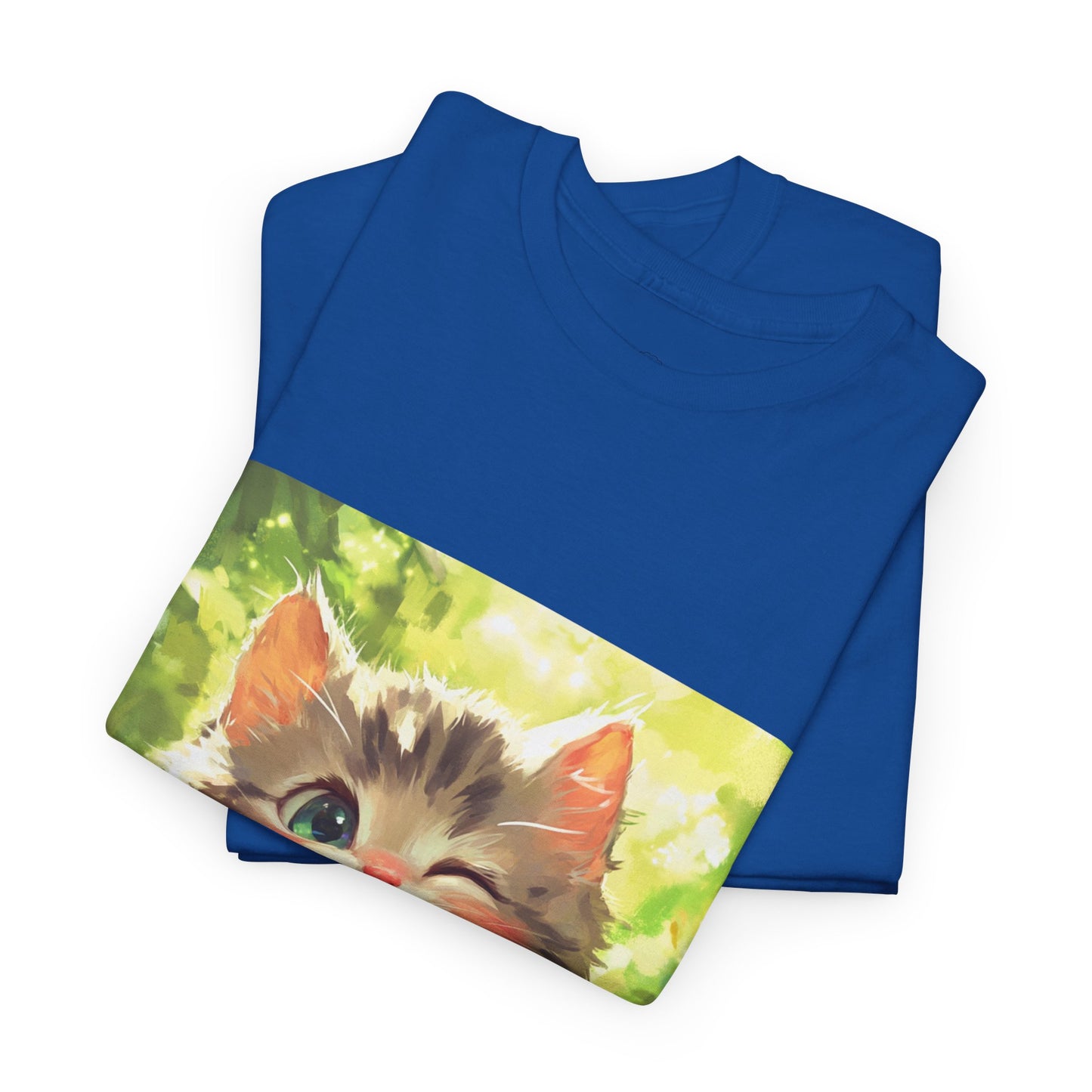 Winking Kitten Melon T-Shirt